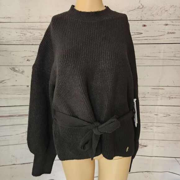 Juicy Couture Black Box Sleeve Sweater Small NWT - Picture 1 of 7